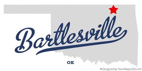 Map of Bartlesville, OK, Oklahoma