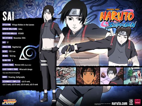 Sai information - Naruto: Sai Wallpaper (18895688) - Fanpop