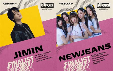 BTS's Jimin and NewJeans Secure Nominations in Four Categories for 2023 ...