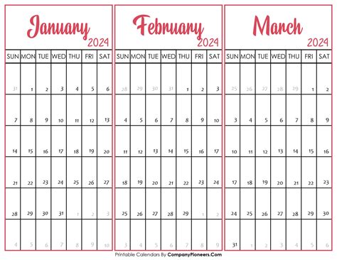 January And February 2024 Calendar Pdf - Benny Cecelia