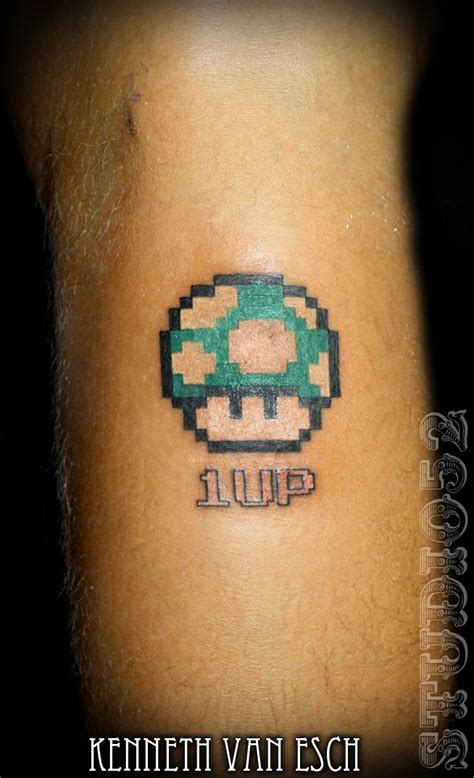 1Up Mushroom Tattoo - Printable Calendars AT A GLANCE