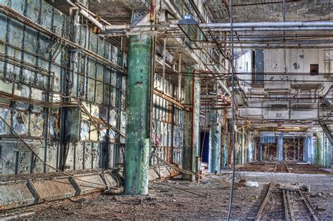 Abandoned Factory Detroit Photograph by Cindy Lindow | Pixels