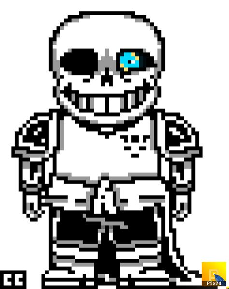 Underswap Distrust Phase 1: Sans Sprite by CooperClimbArt on DeviantArt