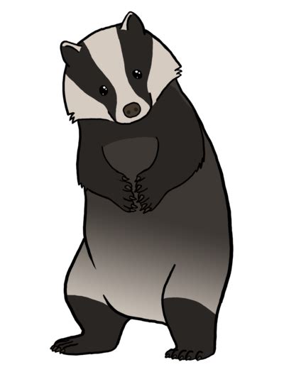 Badger Cartoon Clipart - Clipart Suggest