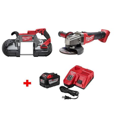 Milwaukee m18 fuel 18v brushless cordless deep cut band saw 4 1 2 in ...