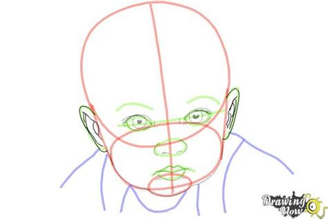 How to Draw a Baby Face - Step 8 | Baby drawing, Art lessons middle ...