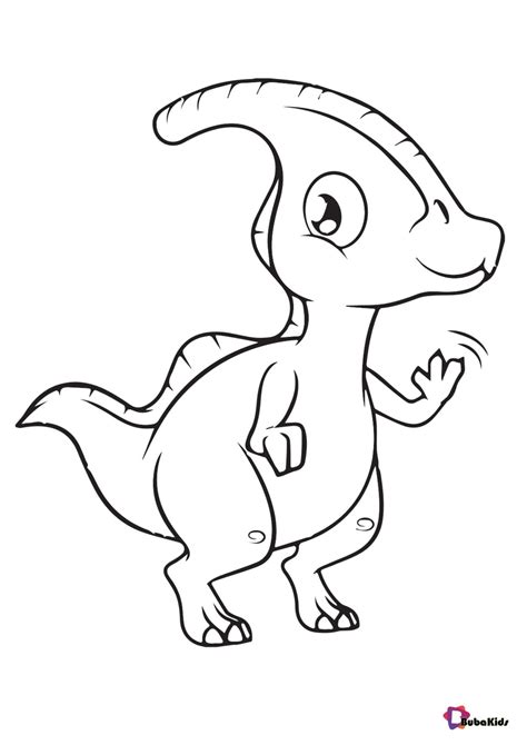 Baby Dinosaur Parasaurolophus Coloring Sheet Artofit | The Best Porn ...