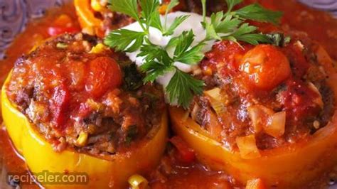 Stuffed Bell Pepper Rings