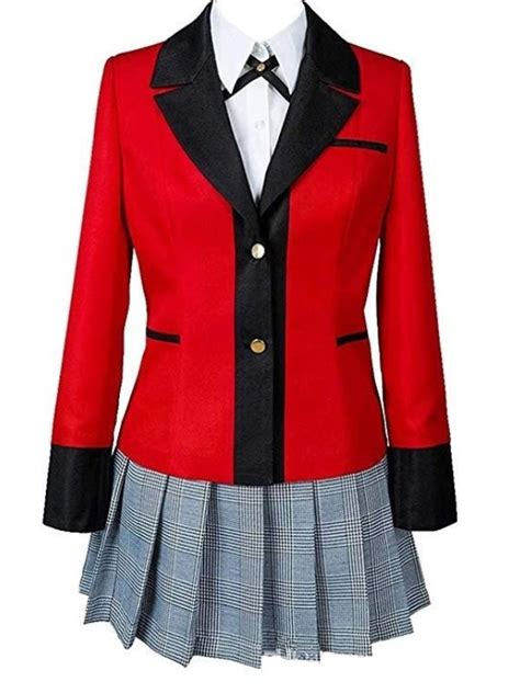 Yumeko Jabami Costume | Yumeko Jabami Red Blazer