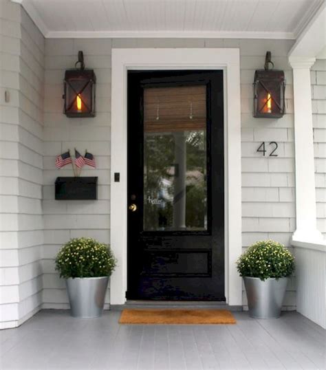 Black Farmhouse Style Front Door