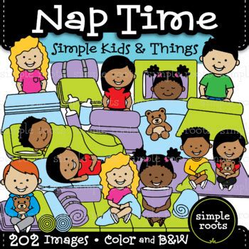 Nap Time Routine Clip Art Teaching Resources | TPT