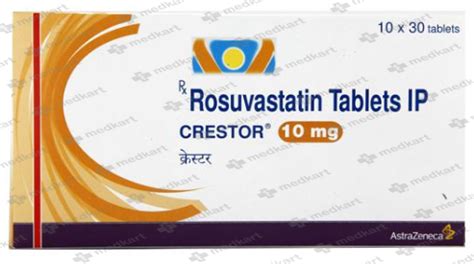 CRESTOR 10MG TABLET 30'S, Price, Composition & Generic Alternatives ...