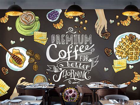 Restaurant Wallpaper Design at Rs 110/square feet in Jabalpur | ID ...