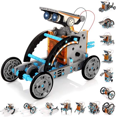 KIDWILL Solar Robot Kit for Kids, 14-in-1 Educational STEM Science Toy ...