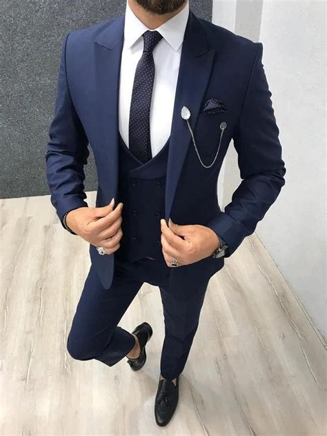 Men Suits 3 Piece Blue Suits Men Slim Fit Suits Formal | Etsy in 2021 ...