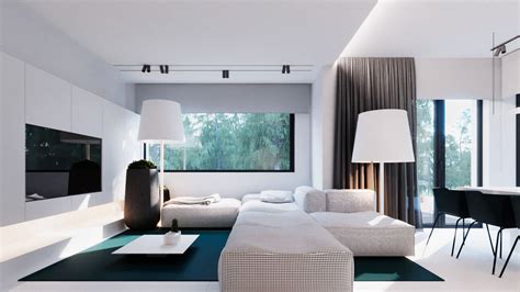 white modern living room lamps | Interior Design Ideas