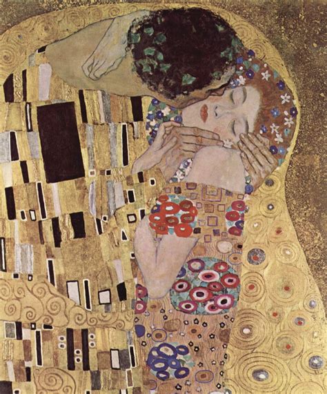 The Kiss Close Up by Gustav Klimt - Hand Painted Oil Painting | Краска ...