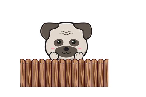 Dog Illustration and Emote Icon Graphic by immut07 · Creative Fabrica