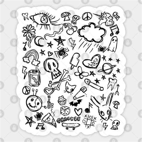 Notebook Doodles - Doodle - Sticker | TeePublic