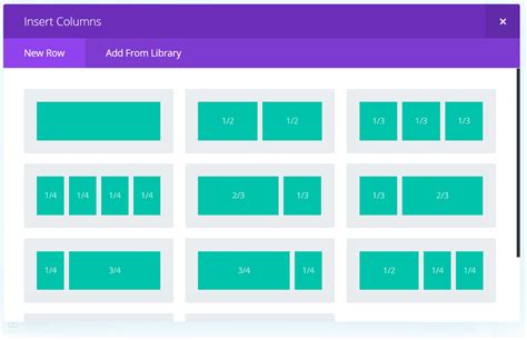 Divi Different Layouts