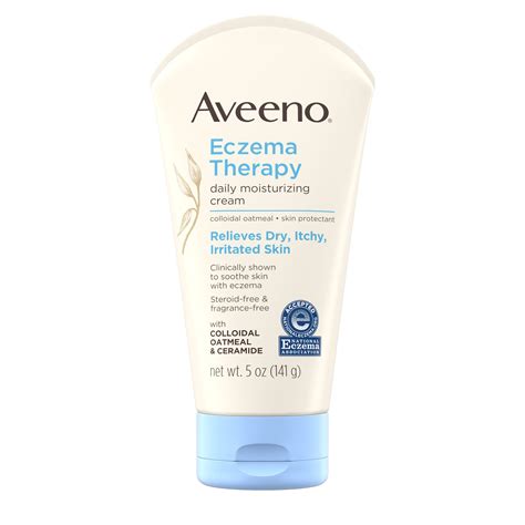 Aveeno Eczema Therapy Daily Moisturizing Cream with Oatmeal, 5 oz ...