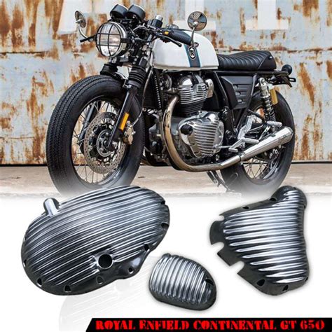 Engine Side Cover Case Protector Abs For Royal Enfield Continental Gt ...