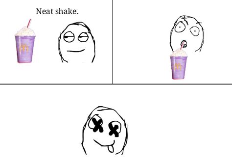 Trying The Grimace Birthday Shake in Rage Comic | Grimace Shake Trend ...