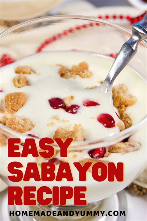 Easy Sabayon At Home | British baking show recipes, Recipes, Homemade ...