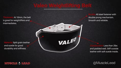 Valeo Leather Weight Lifting Belt Review | Muscle Lead