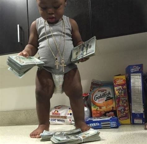 Pin by Allen Yambao on HOOD SH!T | Cute black babies, Nba baby, Gangsta ...