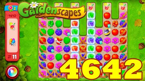 Gardenscapes Level 4642 HD Walkthrough | 3 - match game | gameplay ...