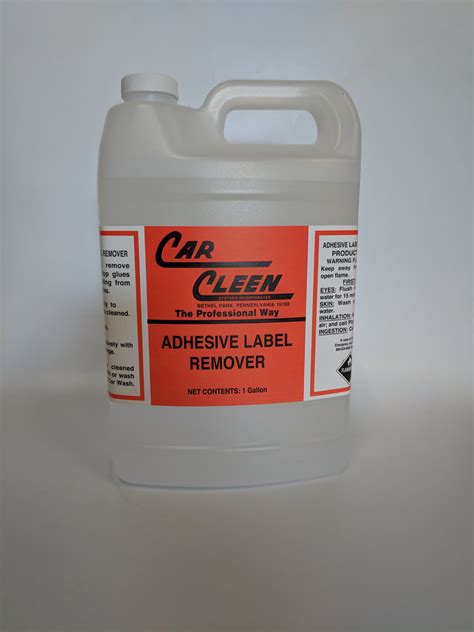 Adhesive Label Remover / Nylon Spotter – Car Cleen Systems