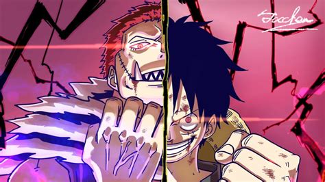 2560x1440 Resolution Charlotte Katakuri x Monkey Luffy One Piece Fan ...