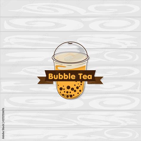 bubble tea logo icon graphic template Stock Vector | Adobe Stock