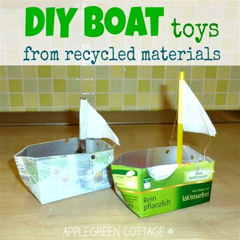 How to make BOATS for kids - from recycled materials | Boat crafts ...