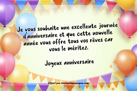 🤡🎈Messages d'anniversaire formels : Trouvez le bon texte formel