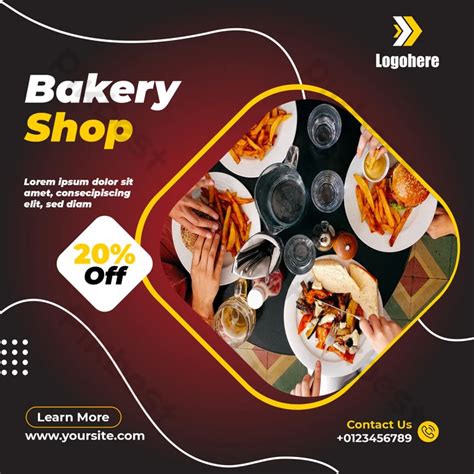 Bakery Shop Banner Template | PSD Free Download - Pikbest