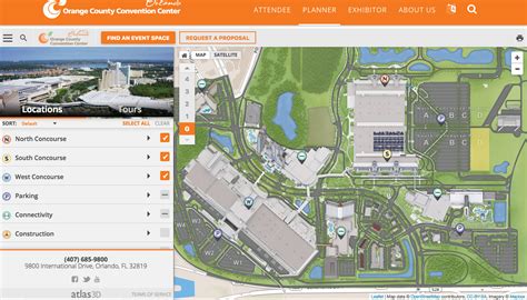 Orange County Convention Center First to Offer Interactive Online Map ...