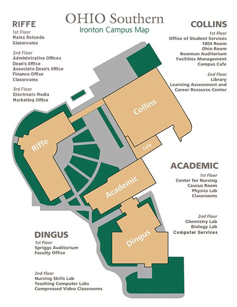 Ohio University Campus Map