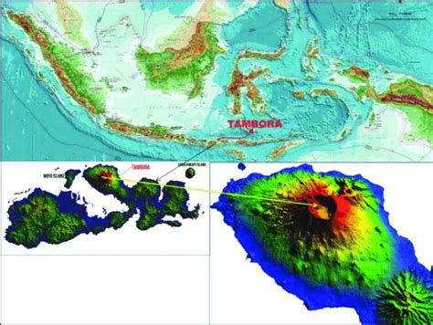 Indonesian Volcano Map