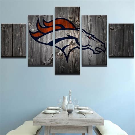 Denver Broncos American Football | Wall art canvas painting, Modern ...