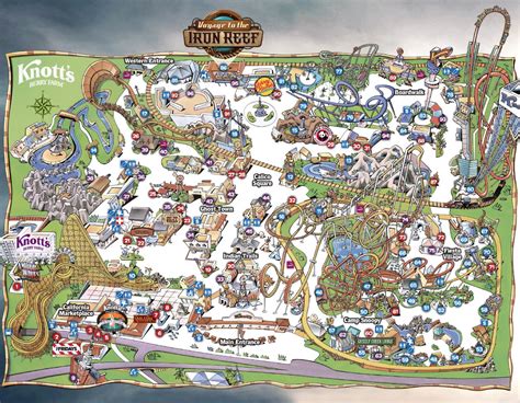 Knott'S Berry Farm Map 2024 - Flossi Jasmine