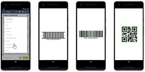 Route Planning App with Android Barcode Scanning Feature