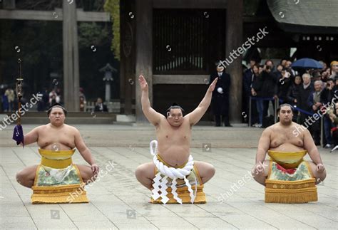 Yokozuna Grand Champion Sumo Wrestler Hakuho Editorial Stock Photo ...