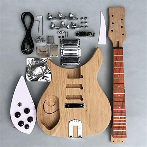 Censtar Left-handed Electric Guitar Kits with Roasted Alder Body and ...