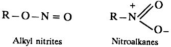 Distinction Between Alkyl Nitrites and Nitroalkanes. - Sarthaks ...