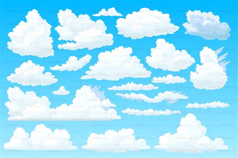 vector shaped fluffy cloud | Cartoon clouds, Vector shapes, Clouds