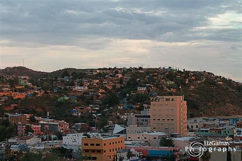 A glimpse into Nogales, Sonora, Mexico from the U.S. Border. Photo ...