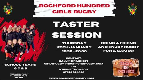 Rochford Girls Rugby Taster Session, Rochford Hundred Rugby Club ...