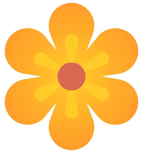 Groovy retro flower 13666400 PNG